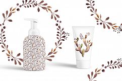 Mysterious Paisley Plants - Watercolor Clip Art Set Product Image 5