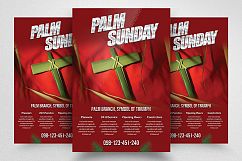 Palm Sunday Flyer Template Product Image 1