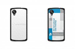Google Nexus 5 2d IMD Colored Mobile Case Design Mockup 2013 Product Image 1