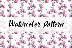 Wild Flowers watercolor PNG set Product Image 6
