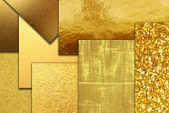 Gold Foil Digital Paper Product Image 2