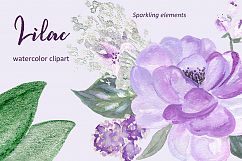 Lilac Soft purple watercolor Product Image 4