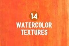 14 Watercolor Textures Product Image 1