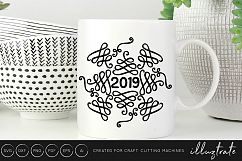New Years 2019 SVG Cut File Design Bundle Product Image 3