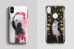 Apple iPhone X 3d Phone Case Mockup Product Image 3