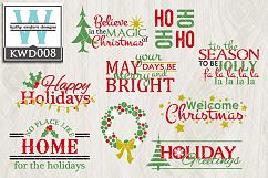 Christmas Cutting Files KWD008 Product Image 1