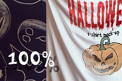 Halloween T-Shirt Mock-Up Product Image 9