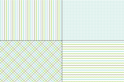 Blue Green Stripes &amp; Plaids Product Image 2
