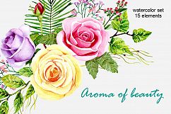 Watercolor roses Product Image 1