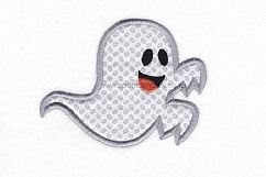 Funny Halloween Ghost Boy 2 Embroidery Design Product Image 2