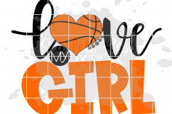 Love My Girl - Basketball SVG Product Image 2