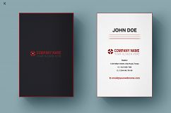 Vertical Business Card Product Image 1
