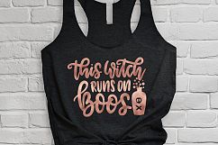 This Witch Runs On Boos SVG, Halloween 2018 SVG Product Image 1