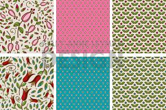Floral Digital Paper, Flower Seamless pattern Product Image 2