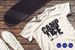Camp Life SVG, DXF, PNG Cut Files  Product Image 1