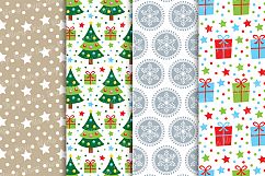 Christmas Digital Paper Pack / Christmas Background / Scrapbooking / Card Making / Patterns / Printables Product Image 4