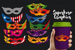 Counting stars in superhero masks / math graphics Product Image 1