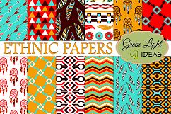 Ethnic Digital Papers Product Image 1