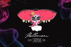 HALLOWEEN AND SANTA MUERTE GRAPHICS Product Image 17