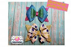 3D Hair Bow Template. Svg. Dxf. Pdf. Eps. Jpg. Png Product Image 1