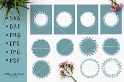 Wreath Bundle - SVG DXF PNG EPS JPG PDF Cutting File Product Image 3
