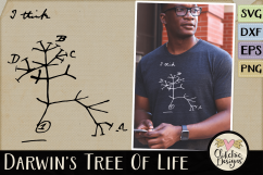 Darwin&#039;s Evolutionary Tree of Life SVG Cutting File Product Image 1