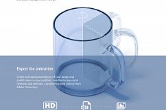 New Glass Mug Animated Mockup Product Image 3