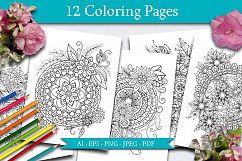 12 Coloring Pages Product Image 1