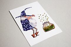 The Mad Halloween - Watercolor Clip Art Set Product Image 9