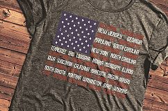 American flag, USA, US Flag, Americana, American states Product Image 1