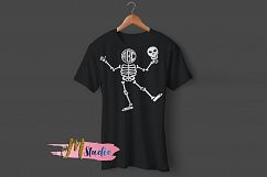 Skeleton svg svg, Monogram , for Silhouette Cameo or Cricut Product Image 2