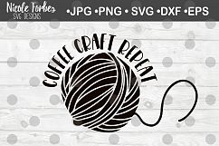 Coffee Craft Repeat SVG Cut File Product Image 1