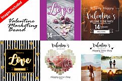 5 Valentine&#039;s Day Banners Bundle Product Image 1