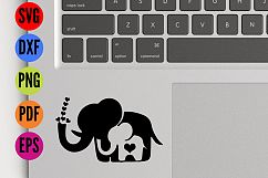 Baby Elephant SVG Cutting File  Product Image 2