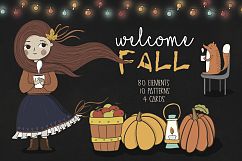 Welcome fall! Vector autumn pack Product Image 1