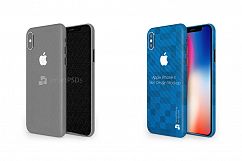 Apple iPhone X Vinyl Skin Design Mockup 2017 Product Image 7