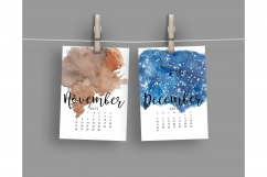 2017 Hand Paint Watercolor Calendar  Product Image 7