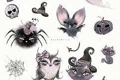 Halloween Characters Clipart Product Image 3