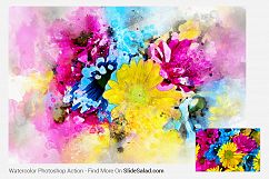 Watercolor Photoshop Action Product Image 10