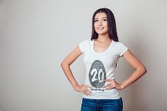 20 Top Girls T-Shirt Mock-Up Product Image 22