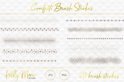 Silver Confetti Brush Strokes Product Image 1