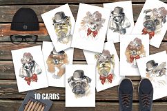 Cute dogs watercolor set Product Image 2