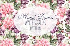 10 Hand Drawn Watercolor Pattern Product Image 1