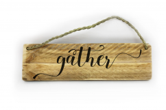 Wooden Words SVG Sayings SVG Quotes SVG Wall Decor SVG Product Image 3