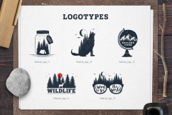 WildLife. 15 Double Exposure Logos Product Image 6