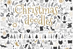 300 Christmas doodle icons and design elements ClipArt Product Image 2