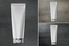 Cosmetic tube mockup. Transparent lid. Product mockup. Product Image 4