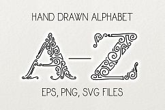 Alphabet clipart and vector set Product Image 1