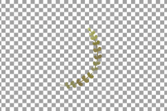 Autumn leaves and branches watercolor clip art pack, png Product Image 23