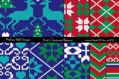 Nordic Knit Christmas Patterns Product Image 1